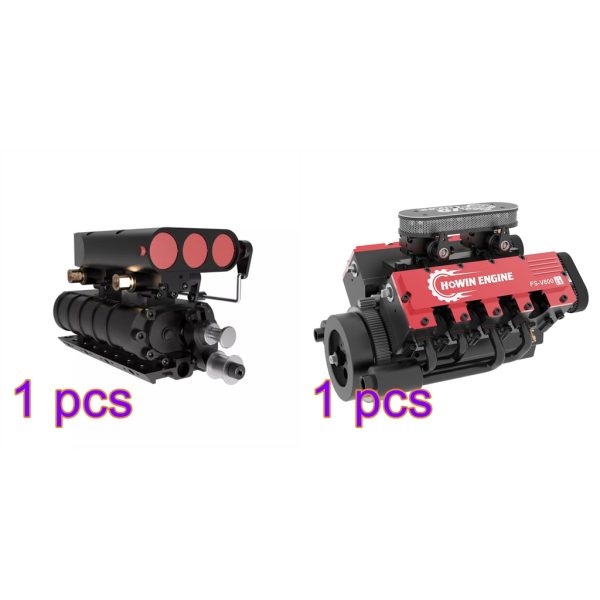 TOYAN V8 Engine FSV800 28cc Engine Model Kit with Supercharger