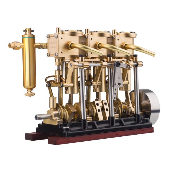 KACIO LS313S Steam Engine 3cylinder Reciprocating Engine with Oil Cup
